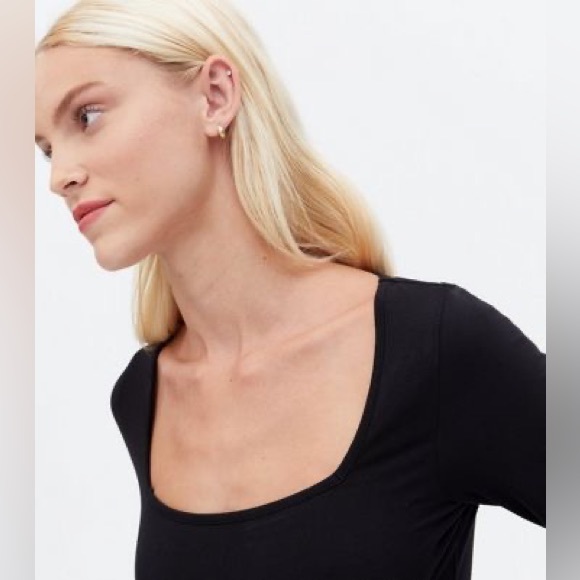 All Saints Black Long Sleeve Bodysuit - Picture 3 of 9